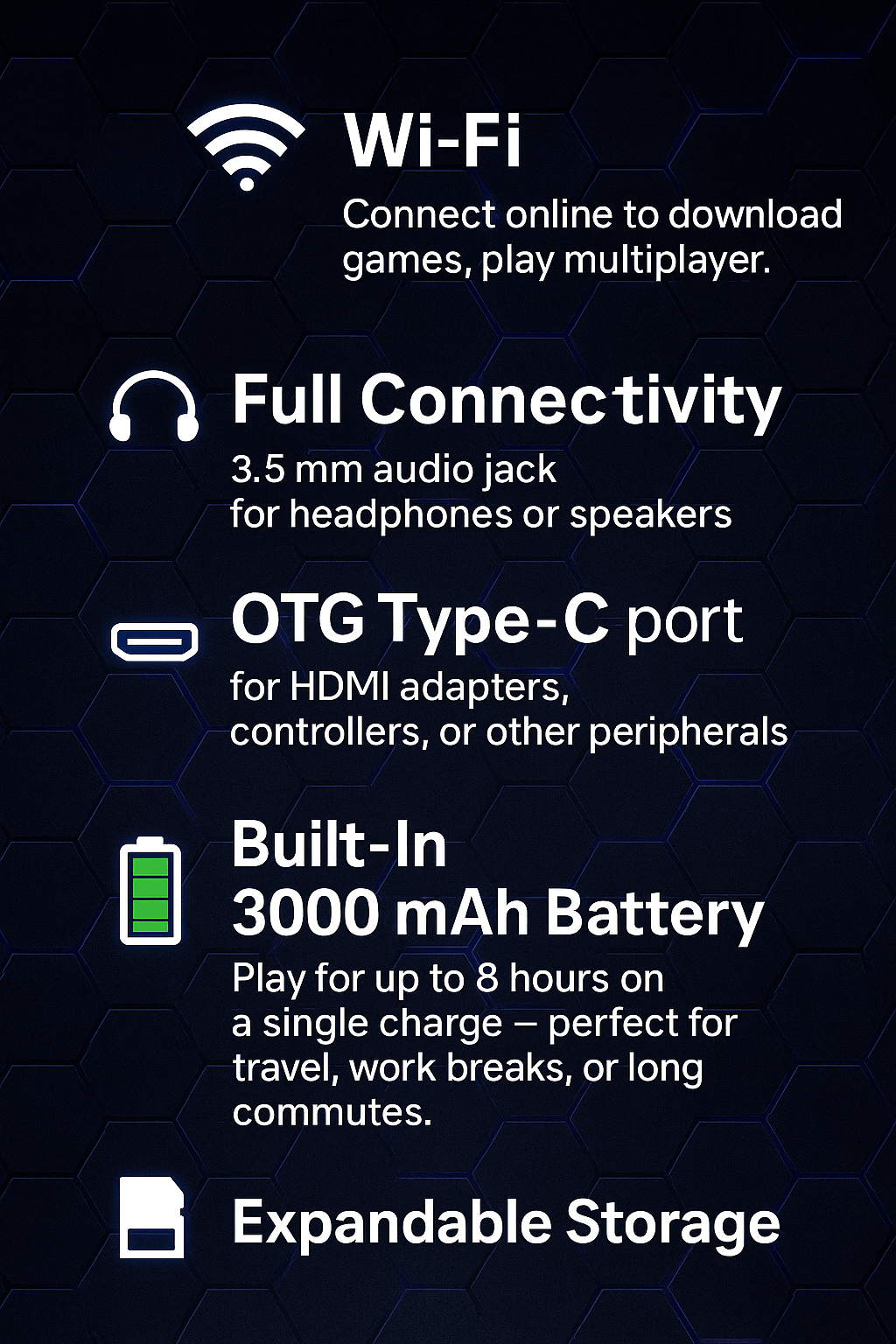 RetroX Ultra R36 handheld retro gaming console specs two list
