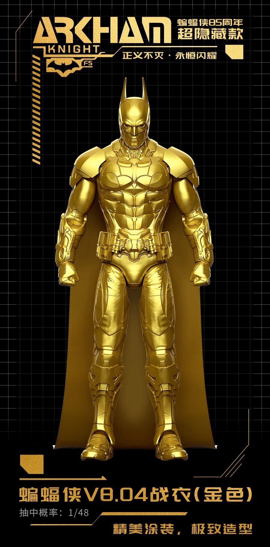 Batman Arkham Knight – 7 Collectible Figures Set (4 - Inch Model Series)Action FigureLIVZYLIVZY