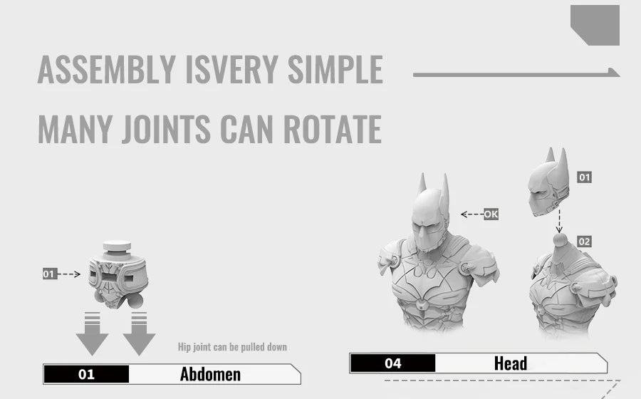 Batman Arkham Knight – 7 Collectible Figures Set (4 - Inch Model Series)Action FigureLIVZYLIVZY