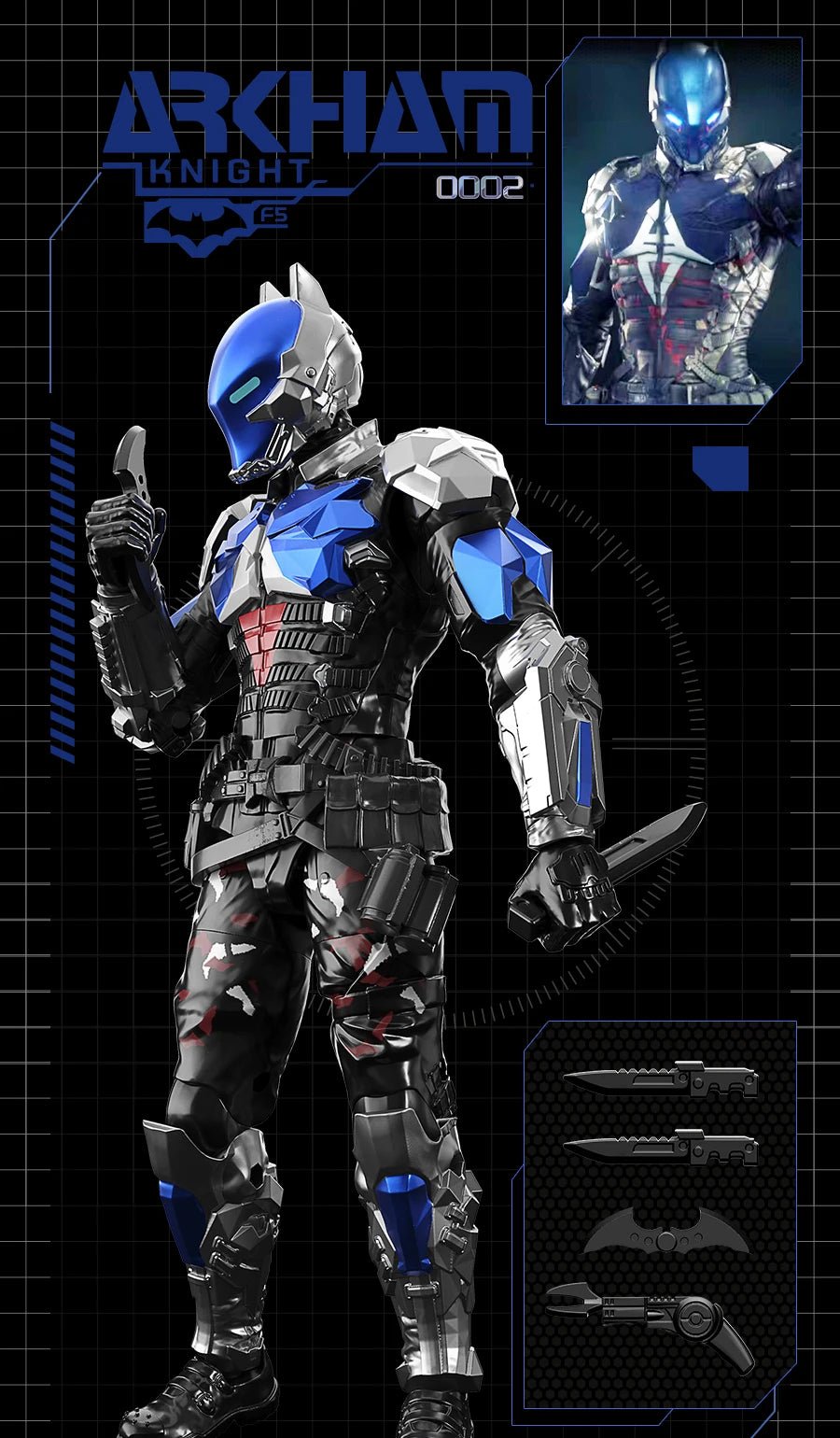 Batman Arkham Knight – 7 Collectible Figures Set (4 - Inch Model Series)Action FigureLIVZYLIVZY