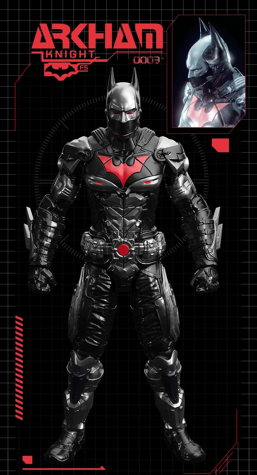 Batman Arkham Knight – 7 Collectible Figures Set (4 - Inch Model Series)Action FigureLIVZYLIVZY