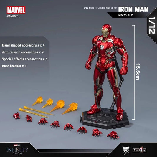 Fondjoy Iron Man MK45 – 1/12 Scale 6" Model KitLIVZYLIVZY