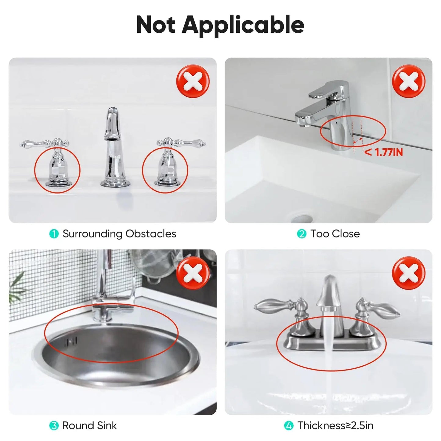 Soft Silicone Faucet Splash Guard MatFaucet Splash GuardLIVZYLIVZY