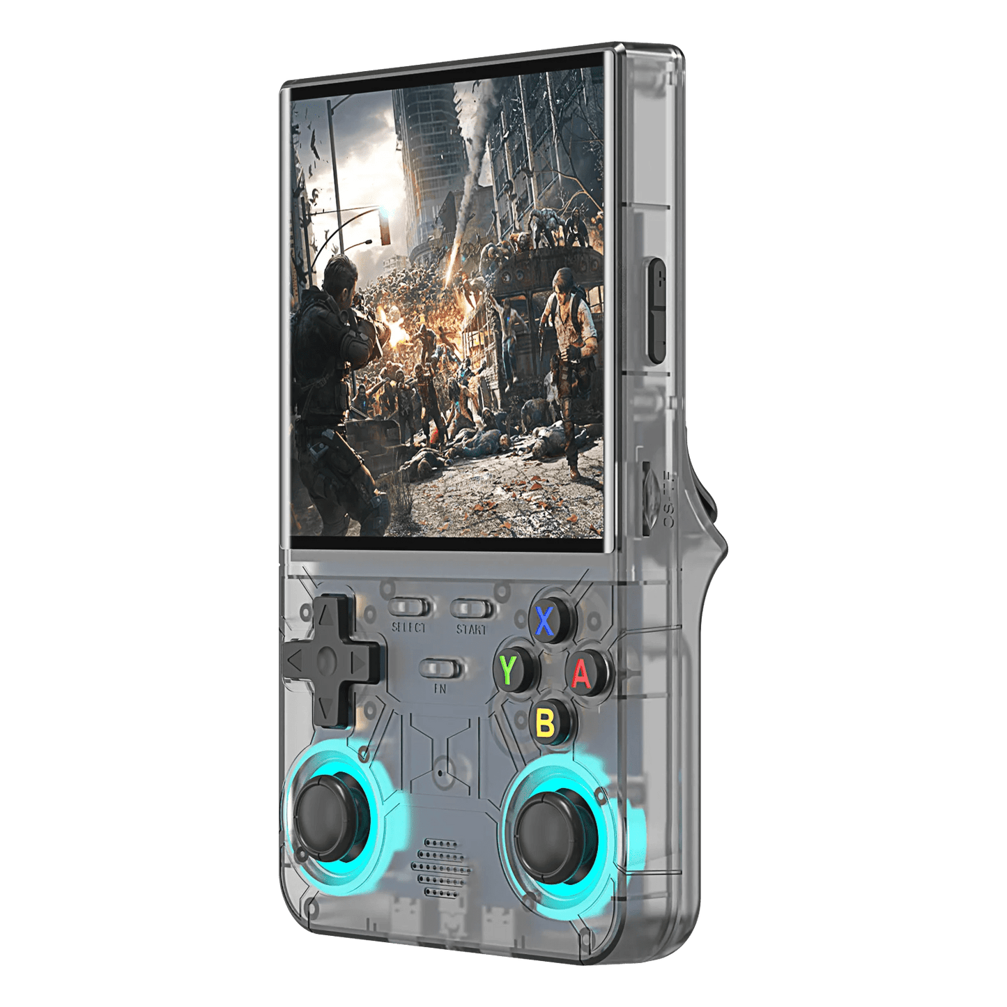 RetroX Ultra R36 handheld retro gaming console front view