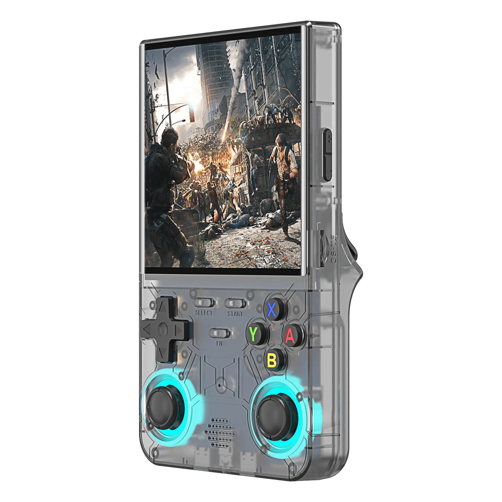 RetroX Ultra R36 handheld retro gaming console front view