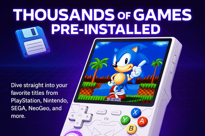 Livzy RetroX Ultra R36 showing gameplay and buttons